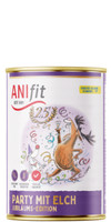 Dog Accessories Wet pet food Party with elk (Party mit Elch) 400g 6 Piece Anifit